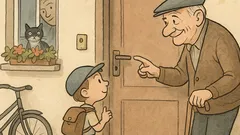 Vtip: Jde dědeček kolem domu…