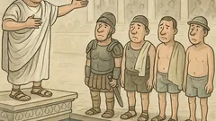 Vtip: Císař svolá gladiátory na vodní pólo