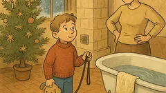 Vtip: Mami, můžu na Vánoce psa?