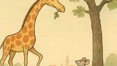 Vtip: Žirafa potkala myšku a říká…