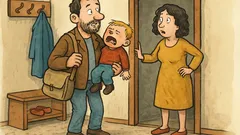 Vtip: Muž šel vyzvednout dítě do školky