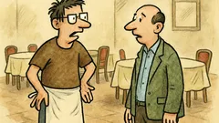 Vtip: Matfyzák je na brigádě v restauraci