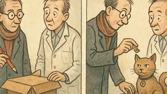 Vtip: Schrödingerova kočka je živá, nebo mrtvá?