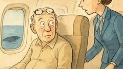 Vtip: Pán v letadle letí moc nízko?