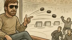 Vtip: Chuck Norris vstřelil hattrick z trestné lavice!