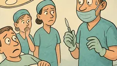 Vtip: Pane doktore, hrozně se bojím…