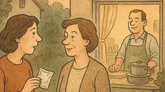 Vtip: Paní volá sousedce o kaši