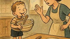 Vtip: Mami, můžu tu mísu vylízat?