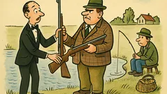 Vtip: Jeane, podejte mi pušku, jdeme na ryby