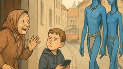 Vtip: Babička: „Ti šmoulové ale vyrostli!“