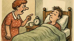 Vtip: Když budeš spát do oběda...