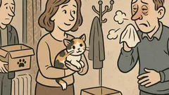 Vtip: Kolegyně dostala tříbarevné koťátko…