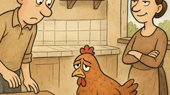 Vtip: Slepice je smutná, mám ji zaříznout?