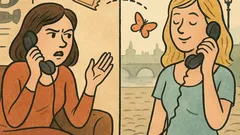 Vtip: Blondýnka zavolá brunetce…