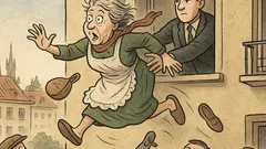 Vtip: Zeť vyhazuje tchýni z okna…