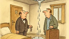 Vtip: Máte jednolůžkový pokoj s tekoucí vodou?