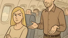 Vtip: Blondýnka si v letadle sedne k oknu