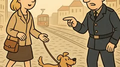 Vtip: Jde blondýnka se psem po ulici