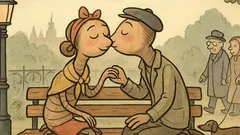 Vtip: Stonožka jde na rande v parku