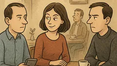 Vtip: Podívala se na mě, na šeky