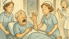 Vtip: Vezou dědečka z operačního sálu…