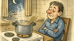 Vtip: Muž přijde z hospody domů hladový…