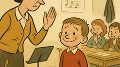 Vtip: V hodině zpěvu vyvolá Pepíčka