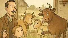Vtip: Tatínku, je býk manžel krávy?
