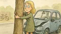 Vtip: Jede si takhle blondýnka autem…