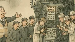 Vtip: Chlubí se vedoucí o nejvyspělejším stroji