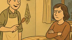 Vtip: Miláčku, jak ti chutnal oběd dnes?