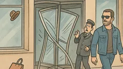 Vtip: Chuck Norris práskne otočnými dveřmi