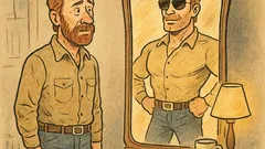 Vtip: Chuck Norris se podívá do zrcadla…
