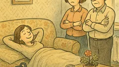 Vtip: Vysokoškolačka přijede z koleje domů