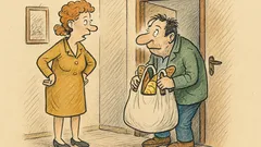 Vtip: Ty jsi ten těžký nákup unesl?